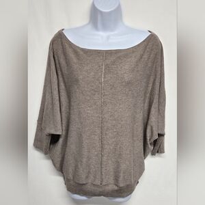 Korye XS Dolman Batwing Boatneck Sweater Top Knit Stretch